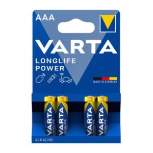 Baterii Alkaline Varta AAA 1.5 v - 4 Buc