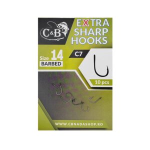 Carlige C&B Nr. 14 - C7 Extra Sharp - 10 Buc