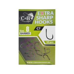 Carlige C&B Nr. 8 - C7 Extra Sharp - 10 Buc