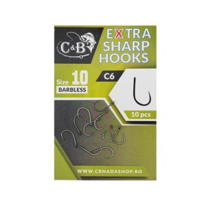 Carlige C&B Nr. 10 - C6 Extra Sharp - 10 Buc