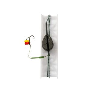 Montura Crap Pro FL Inline cu Plumb Plat 80 g si Lead Core