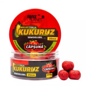 Boilies Kukuruz Pentru Carlig Capsuna 16 mm - 200 g