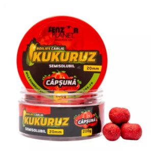 Boilies Kukuruz Pentru Carlig Capsuna 20 mm - 200 g